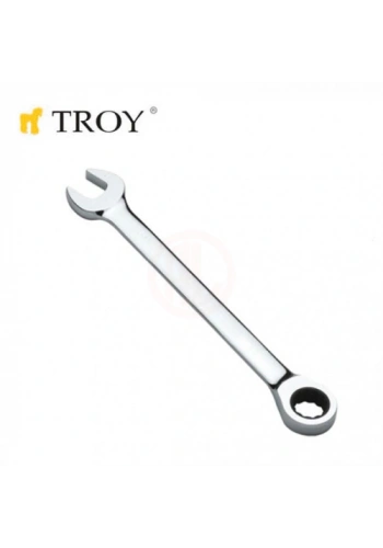 Troy 21719 Cırcırlı Kombine Anahtar, 19mm