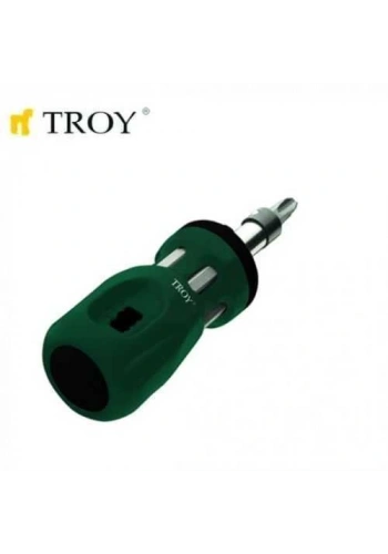 Troy 22006 Bits Uçlu Cırcırlı Topaç Tornavida Seti
