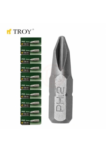 Troy 22252-10 Bits Uç Seti (PH2x25mm, 10Adet)