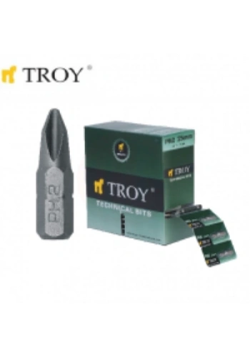 Troy 22252 Bits Uç Seti (PH2x25mm, 100Adet)