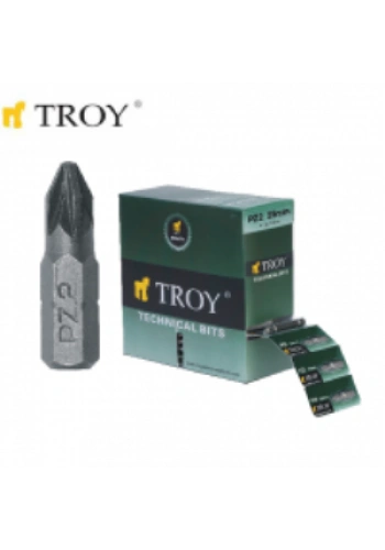 Troy 22254 Bits Uç Seti (PZ2X25mm, 100Adet)