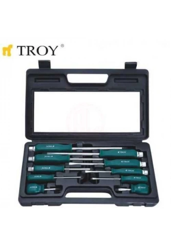 Troy 22307 Somun Başlı Tornavida Seti, 10 Parça