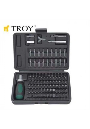 Troy 22309 Tornavida Bits Uç Seti, 101 Parça