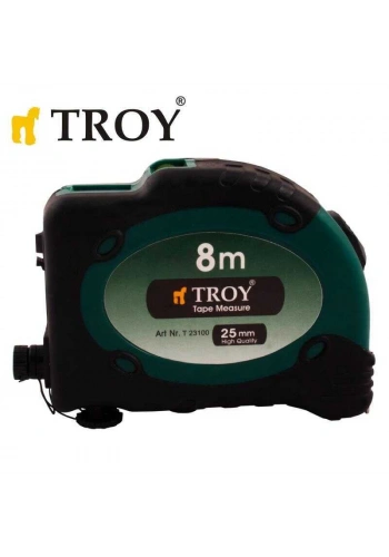 Troy 23100 Lazerli Şerit Metre 8 x 25mm