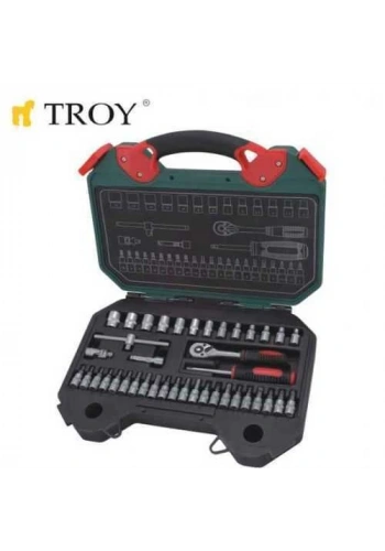 Troy 26100 Lokma Anahtar Takımı (40 Parça, Metrik)
