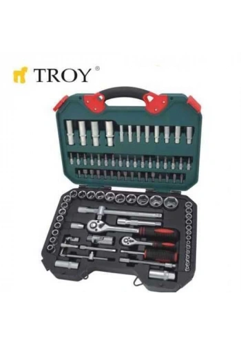 Troy 26101 Lokma Anahtar Takımı (94 Parça, Metrik)