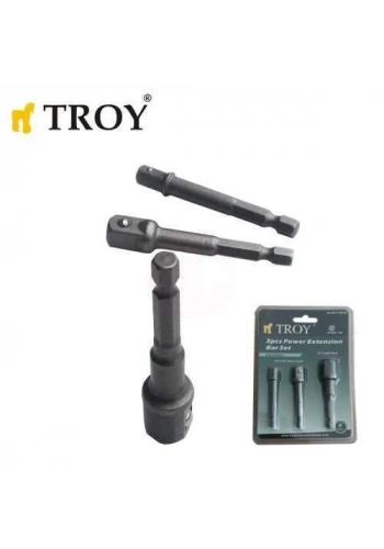 Troy 26132 Lokma Adaptör Seti, 3 Parça
