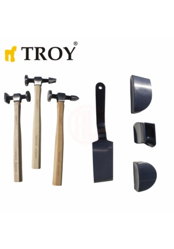 Troy 27299 Kaporta ve Tampon Düzeltme Alet Seti, 7 Parça