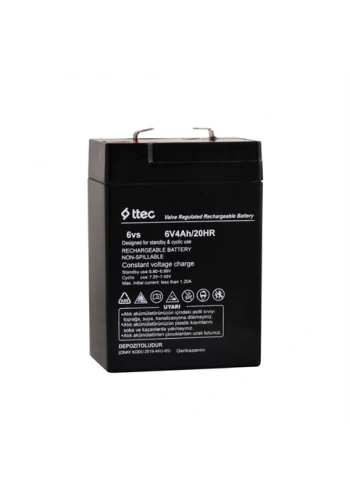 Ttec 6V 4 Ah Bakımsız Kuru Akü