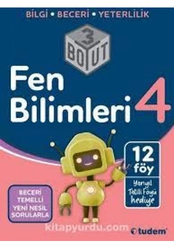 Tudem 4.Sınıf Fen Bilimleri 3 Boyut