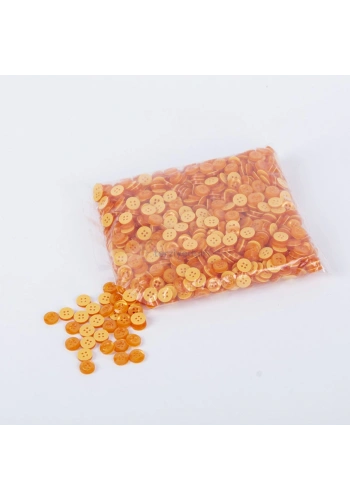 Turuncu Gömlek Düğmesi 100 Adet
