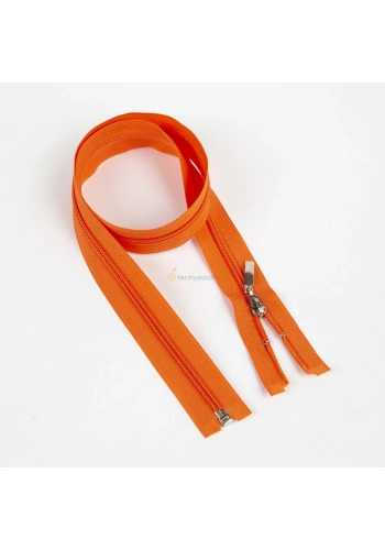 Turuncu Mont Fermuarı 80cm