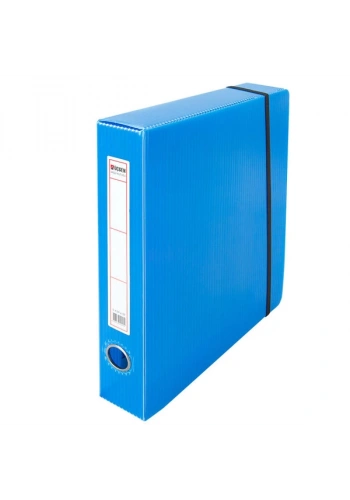 Üçgen Proje Kutusu Plastik Lastikli Dar 24x32x5 Mavi