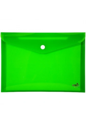 Umix Çıtçıtlı Zarf Dosya A4 Neon Yeşil U1121N-YE