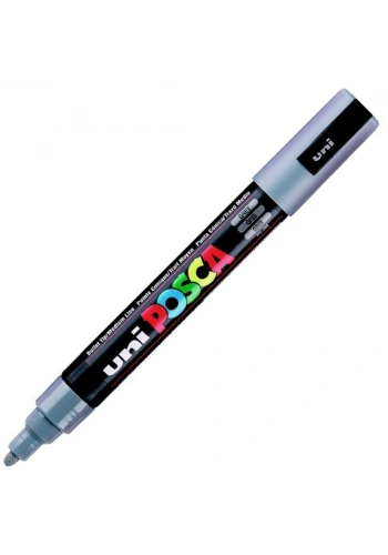 Uni-Ball Posca 1.8-2.5 Su Bazlı Poster Markörü Gri