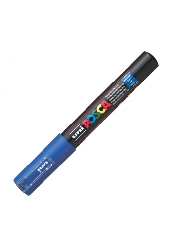 UNİ PC-1M POSCA BOYAMA MARKÖRÜ 0.7mm MAVİ
