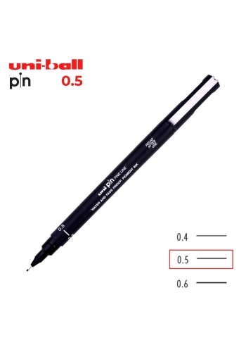 Uni Pin 200 Teknik Çizim Kalemi Kırmızı 0.5mm