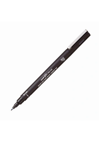 Uni Pin Brush Pen Fırça Uçlu Çizim Kalemi Black Siyah
