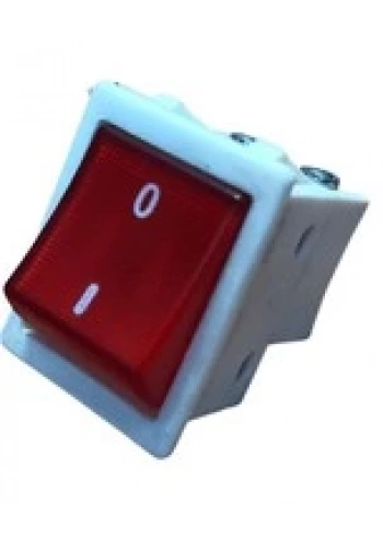 Ütü Işıklı Anahtar Beyaz Gövdeli / TY ANH GNS1