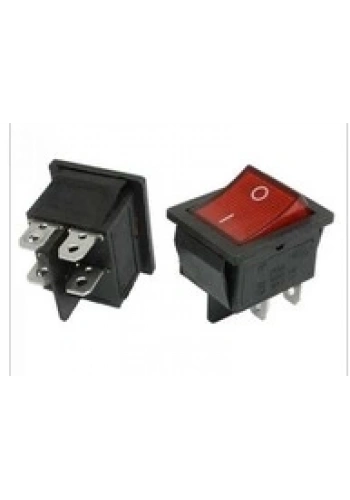 Ütü Işıklı Anahtar Siyah Gövdeli / TY ANH GNS1