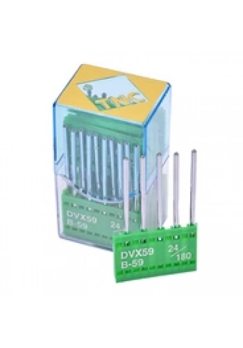 Uzun Lastik Dikiş İğnesi / DVX59 (62X59) 24/180 50ADET