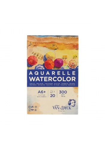 Van Dyck Aquarelle Sulu Boya Defteri A6+ 300gr 20yp
