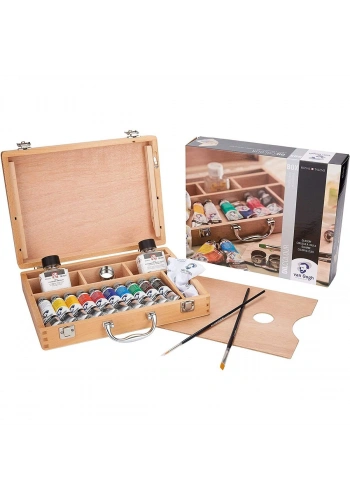 Van Gogh Basic Box Ahşap Çantalı Yağlı Boya Seti