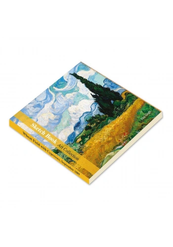 Van Gogh Eskiz Defteri 20x20cm 90gr 60yp Wheat Field With Cypresses 091889