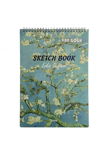 Van Gogh Eskiz Defteri A4 160gr 40yp Badem Çiçeği