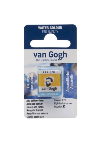 Van Gogh Watercolour Pan Azo Yellow Deep 270