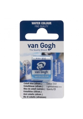 Van Gogh Watercolour Pan Cobalt Blue (Ultramarine) 512