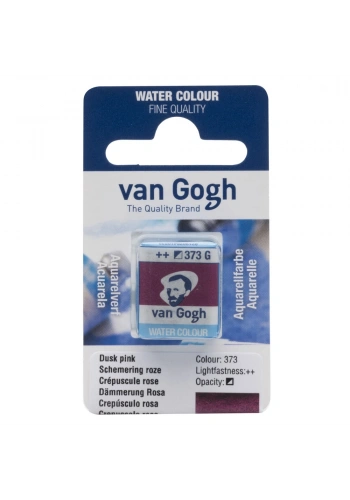 Van Gogh Watercolour Pan Dusk Pink 373