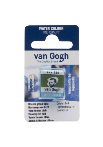 Van Gogh Watercolour Pan Hooker Green Light 644