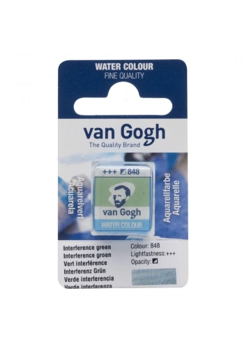 Van Gogh Watercolour Pan Interference Green 848