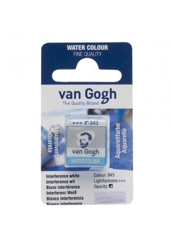 Van Gogh Watercolour Pan Interference White 843