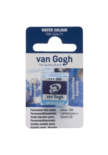 Van Gogh Watercolour Pan Permanent Blue Violet 568