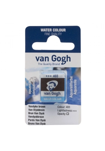 Van Gogh Watercolour Pan Vandyke Brown 403