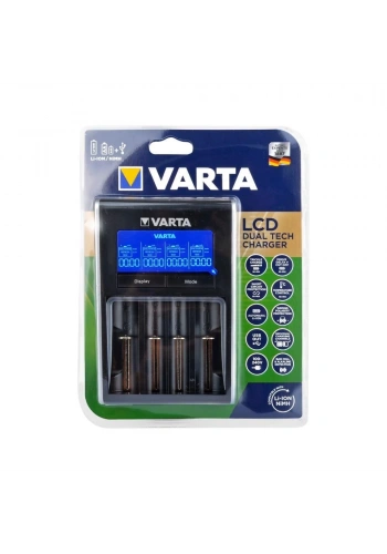 Varta 57676101401 LCD Dual Tech Pil Şarj Cihazı