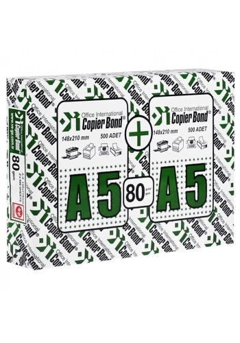 Vege Fotokopi Kağıdı Copier Bond 1000 Lİ A5 80 GR