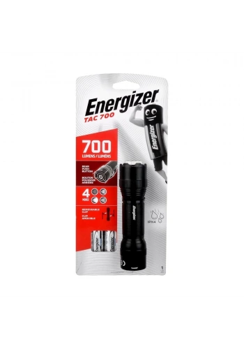 VEnergizer TAC 700 Metal Ledli El Feneri 700 Lümen 2xCR123