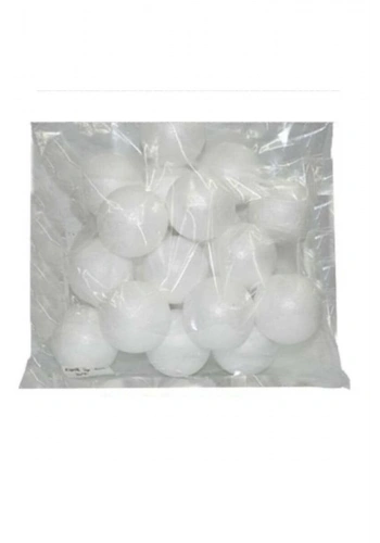 Vincent Foam Ball - Strafor Köpük Top 8 cm. 12 Adet