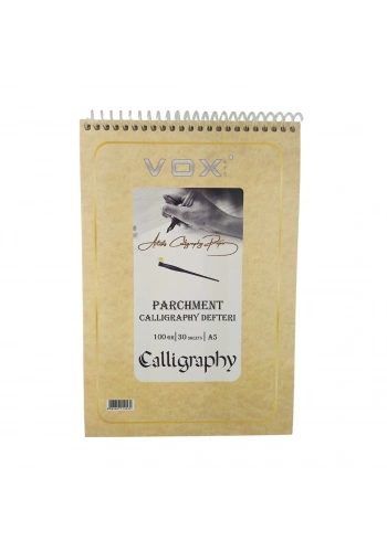 Vox Art Kaligrafi Defter Perşömen Kağıdı A5 100gr 30 yaprak