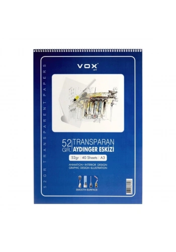 Vox Aydinger Eskiz Defteri A3 52gr 40syf
