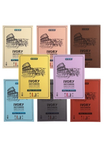 Vox Eskiz Çizim Defteri A3 Krem 100gr 40syf