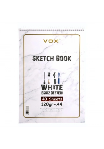 Vox Eskiz Çizim Defteri A4 120gr 40syf