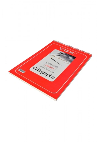 Vox Lined Guide Çizgili Kaligrafi Defteri A4 110gr 50yp