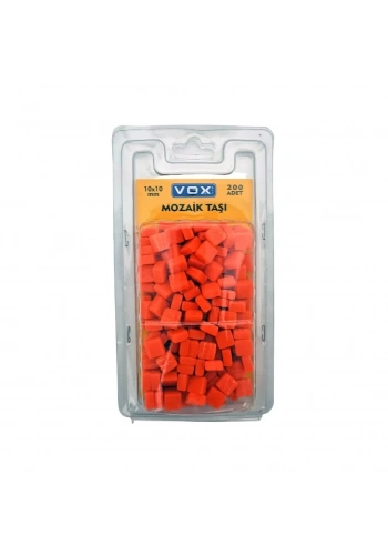 Vox Mozaik Taşı 10x10mm 12 Turuncu 200lü
