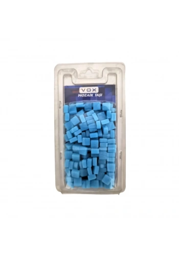 Vox Mozaik Taşı 10x10mm 21 Açık Mavi 200lü