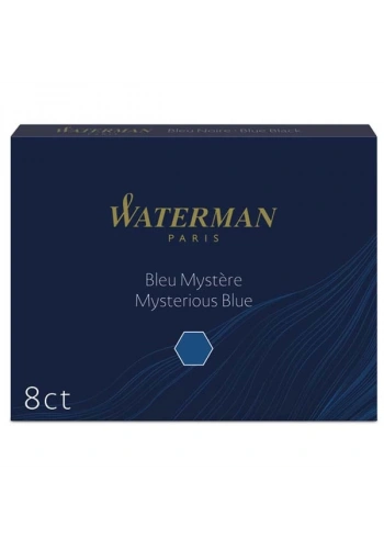 Waterman Dolma Kalem Kartuşu 8 Lİ Siyah/Mavi S0110910