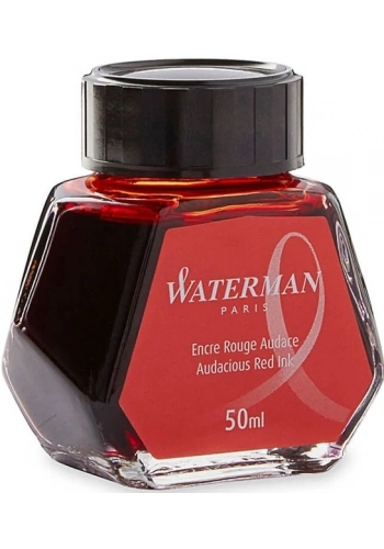 Waterman Dolma Kalem Mürekkebi 50 ml. KIRMIZI
